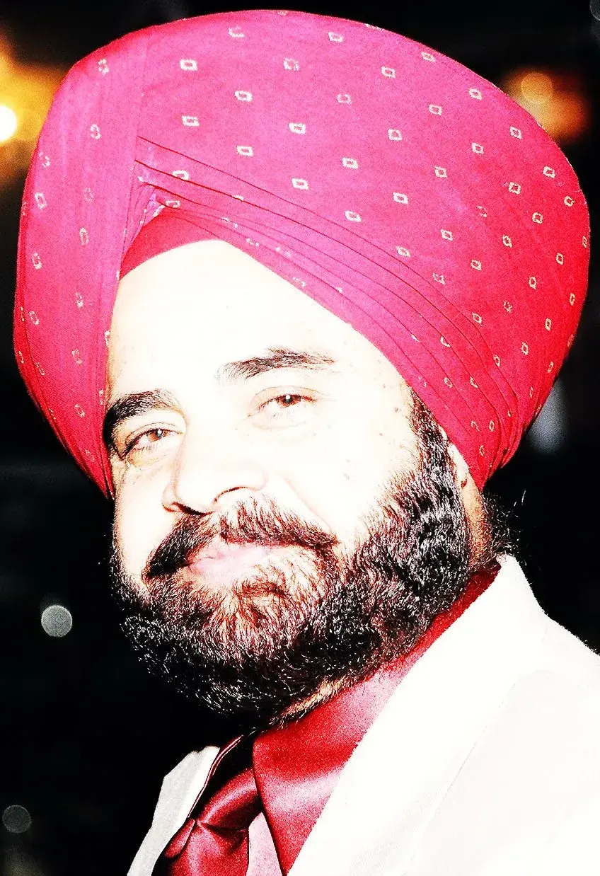 Portrait of Surinder Singh Seerat, award-winning Punjabi poet and author